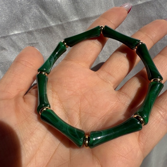 New! Green one Bamboo-Style Bracelet - Picture 6 of 10
